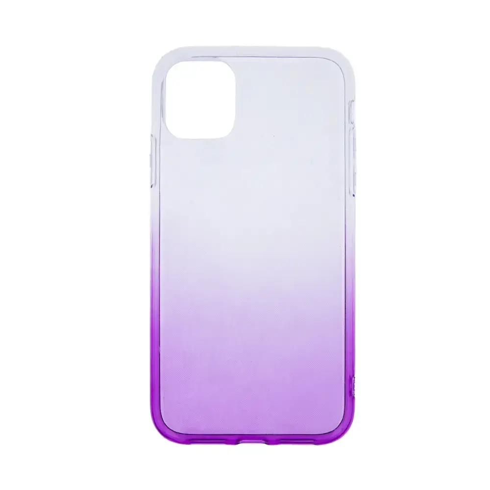 Fusion Gradient case silikona aizsargapvalks Samsung A536 Galaxy A53 5G caurspīdīgs - violets