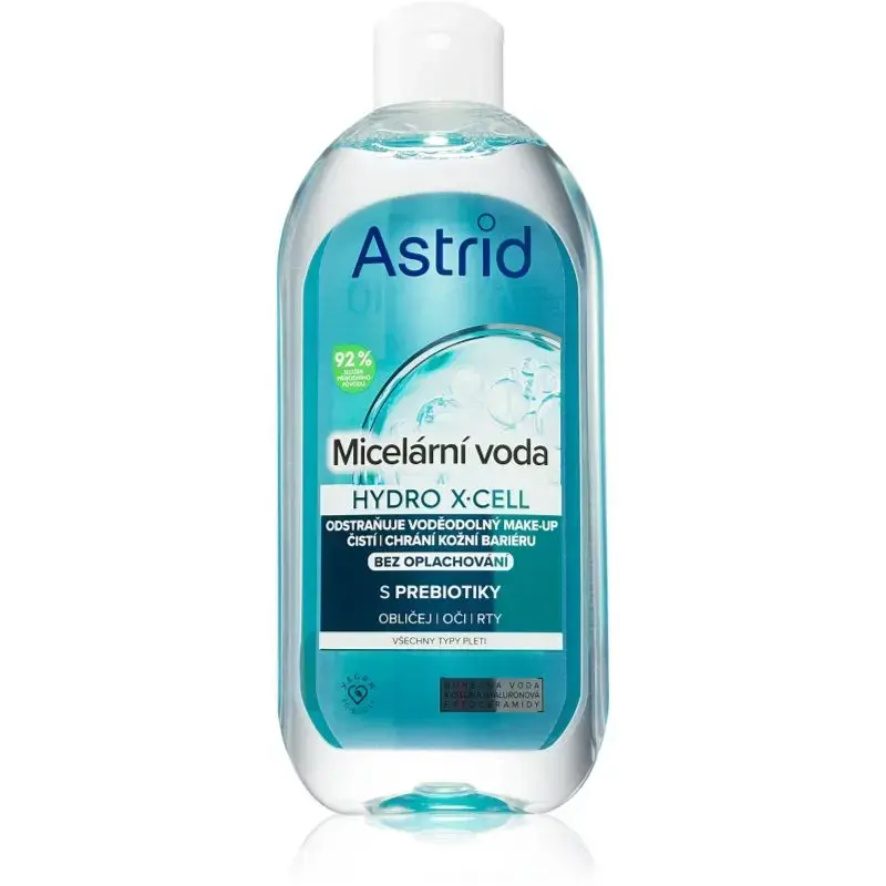 Astrid Micellar Water with Prebiotics for All Skin Types Hydro X-Cell 400 Ml
