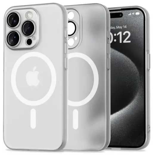 TECH-PROTECT MAGSLIM MAGSAFE IPHONE 15 PRO MATTE|WHITE