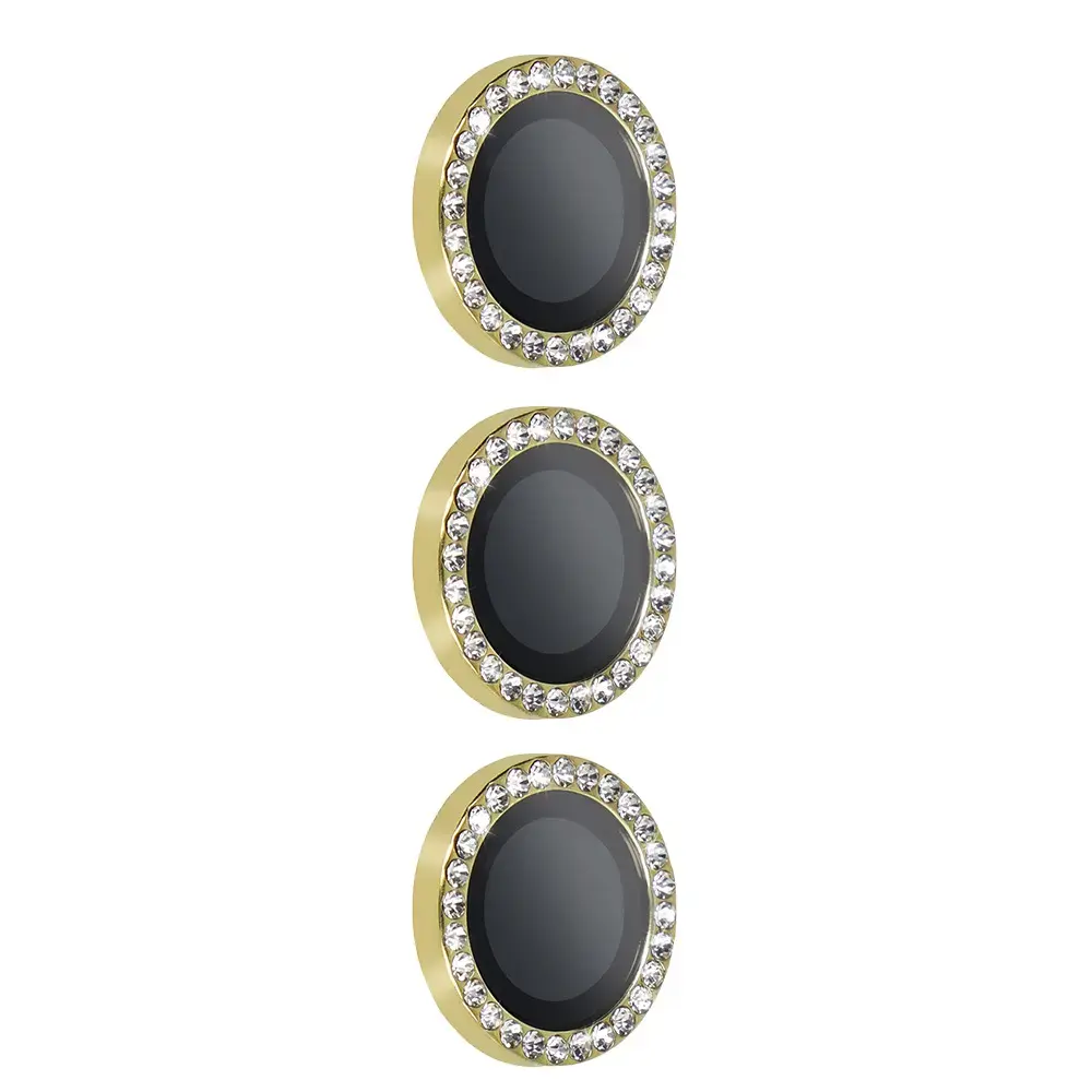 Tempered Glass HARD DIAMOND for camera (LENS) for Samsung Galaxy S26 gold (lens 3 pieces)