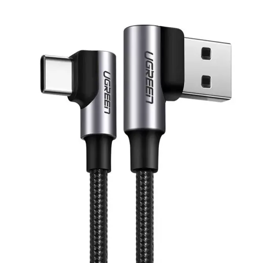 Ugreen US176 andmeedastus- ja laadimiskaabel | USB-A kuni USB-C | 15W | 0.5m | must