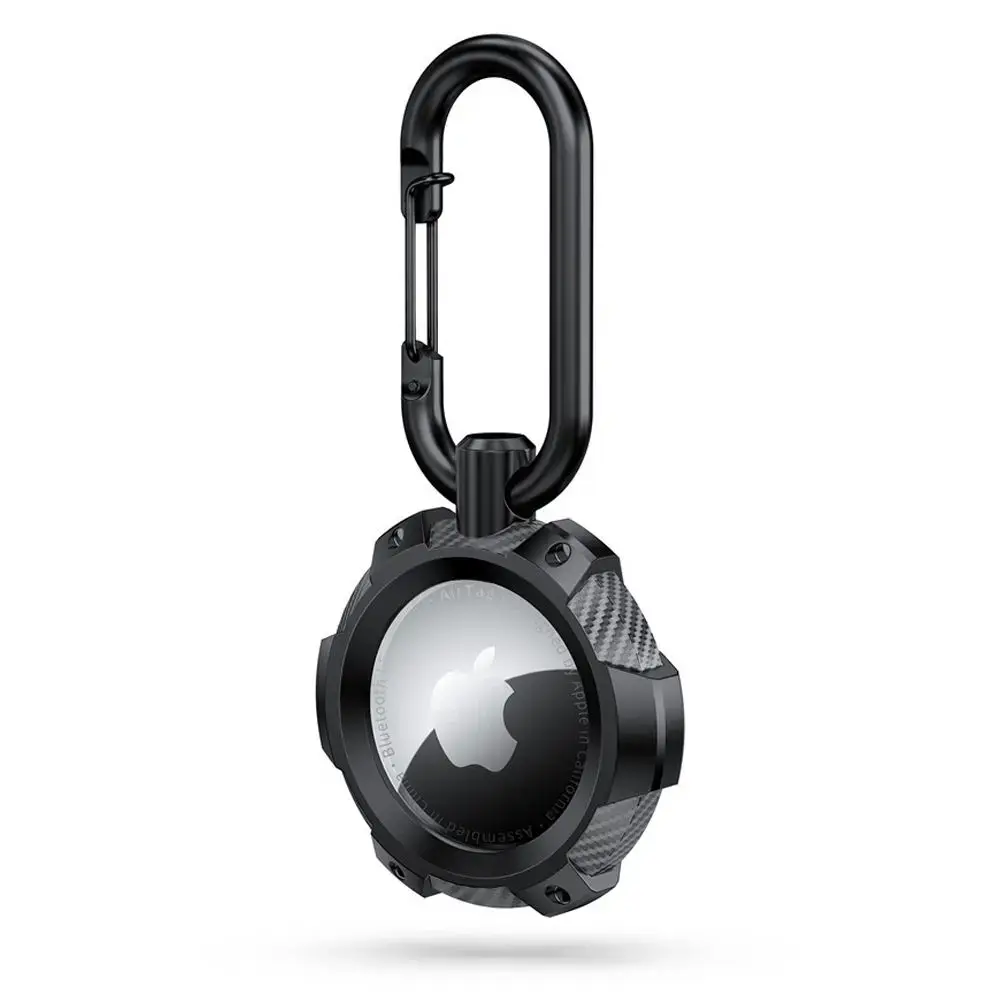 TECH-PROTECT TPUCARBON APPLE AIRTAG 1 / 2 BLACK