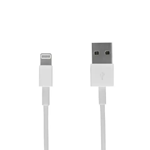 Cable - USB to Lightning - Iphone 5|6|7|8|X 1 Meter WHITE
