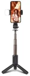 Selfie kāts SBS Universal 70cm Led light Tripod