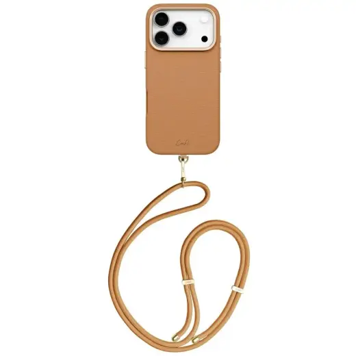 UNIQ Coehl Mirelle Case for iPhone 17 Pro Magnetic Charging Brown