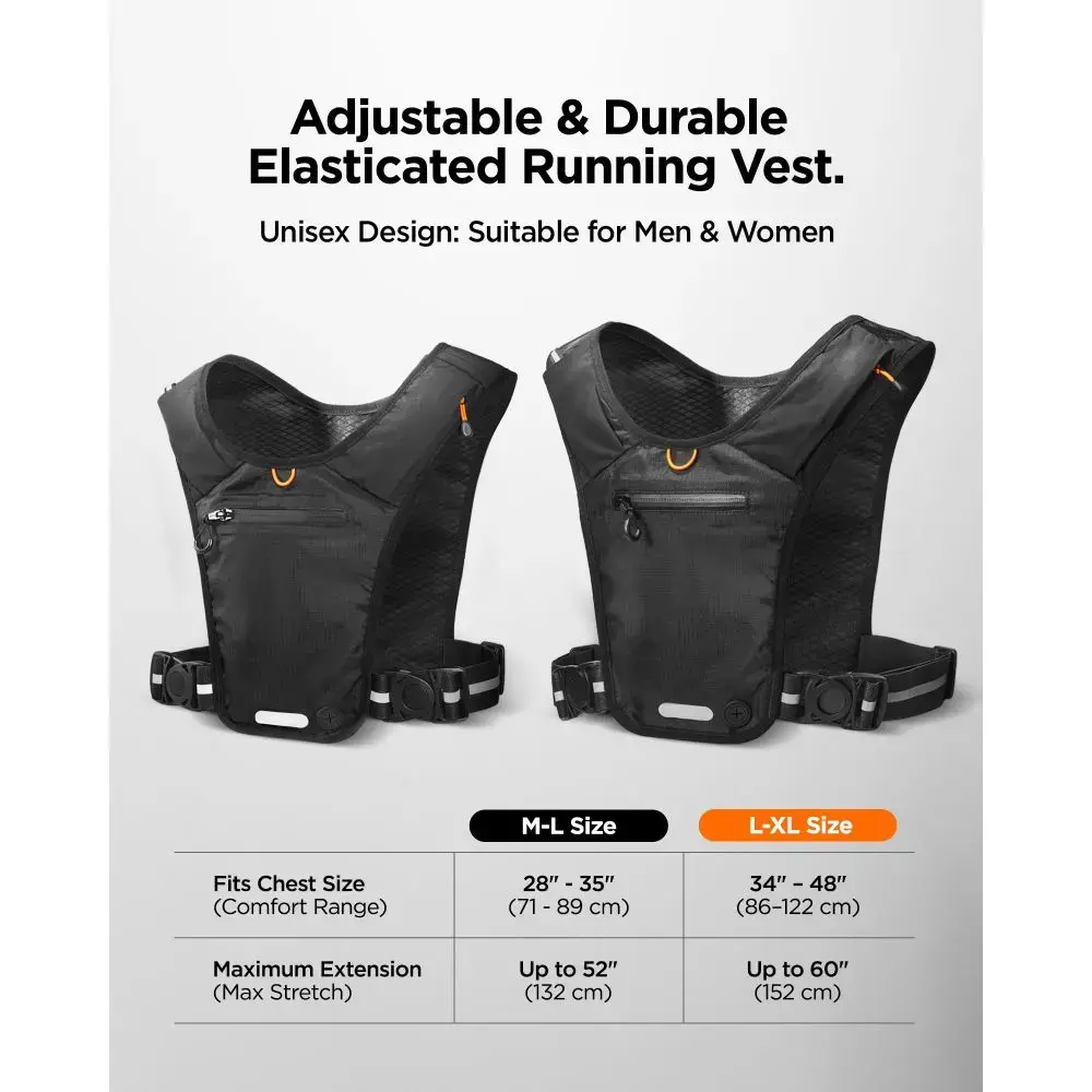 SPIGEN A720 DYNAMIC SHIELD RUNNING VEST (M-L) BLACK