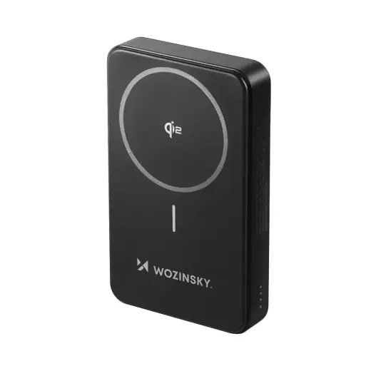 Внешний аккумулятор (powerbank) Wozinsky WLWP-10KA0Y3S | 10 000 мА·ч | 22.5 Вт | PD | USB-A, USB-C, Wireless | чёрный