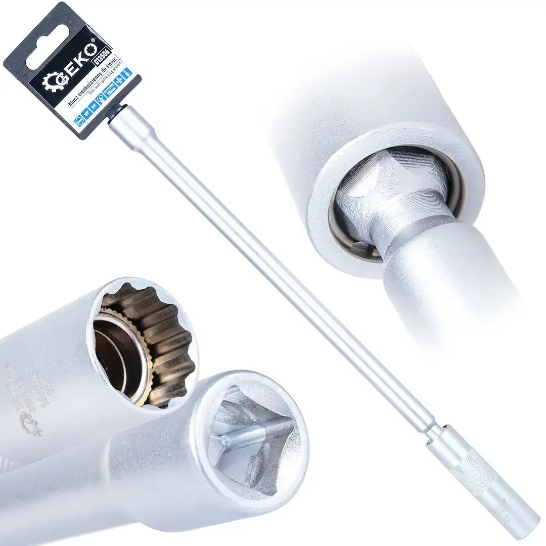 3/8" 14mm Thin-Walled Spark Plug Wrench with Universal Joint