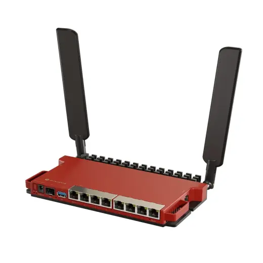 MikroTik L009 | Wi-Fi maršrutētājs | L009UiGS-2HaxD-IN, 2,4GHz, AX600 Wi-Fi6, 8x RJ45 1000Mb|s, 1x 2,5Gb|s SFP