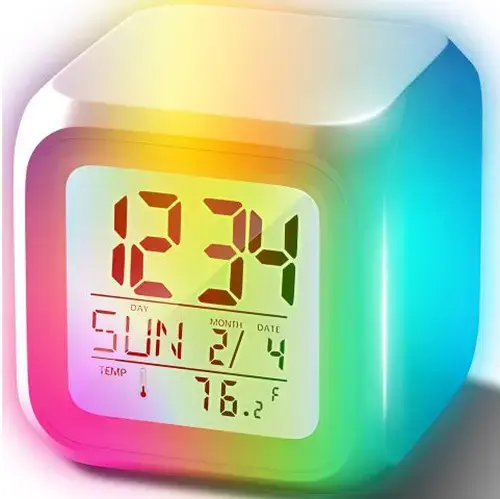 Retoo E002 LED clock with thermometer
