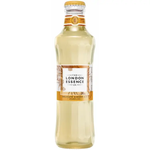 Bezalkoholisks dzēriens LONDON ESSENCE Ginger Ale, gāzēts, stiklā, 0.2l (DEP)