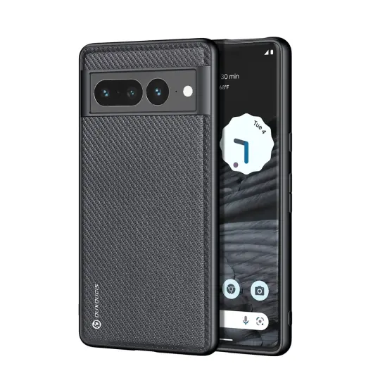 Чехол Dux Ducis Fino для Google Pixel 7 Pro с силиконовой рамкой черный