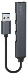 Adapteris Savio USB-A – 3 × USB-A 2.0 | 1 × USB-A 3.1 GEN 1 HUB AK-70