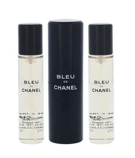 Chanel Bleu de Chanel 3x 20 ml Twist and Spray Eau de Toilette 20 ml