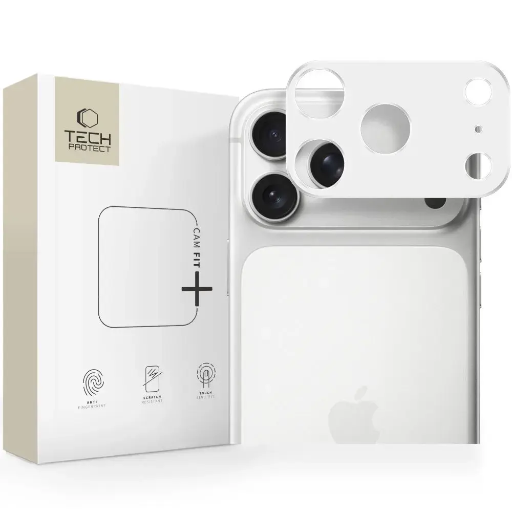 OSŁONA APARATU TECH-PROTECT CAMALLOY FIT+ IPHONE 17 PRO MAX SILVER