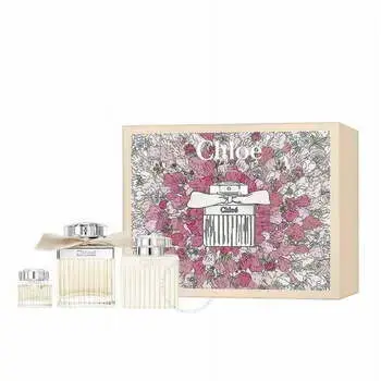 Chloé Chloe Gift Set EDP 75 ml body lotion 100 ml and Chloé Chloé minature EDP 5 ml 75ml