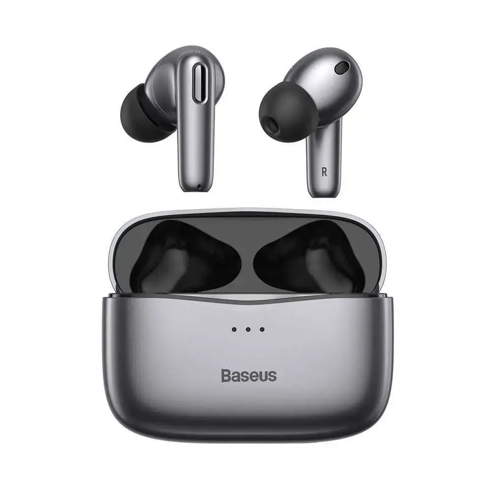 Baseus SIMU S2 bezvadu austiņas ANC | Bluetooth 5.0 | pelēkas