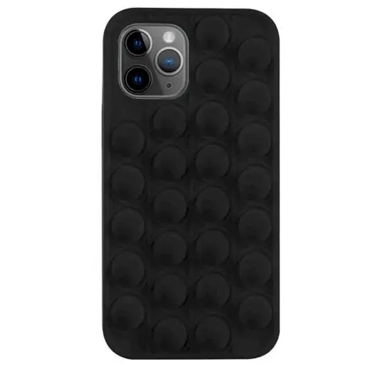 Fusion Pop it silicone case for Apple iPhone 12 | 12 Pro black