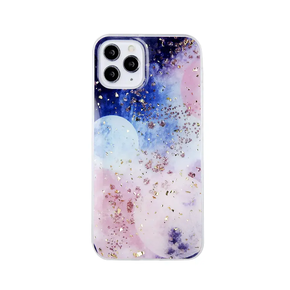 Fusion Gold Glam Galactic silikona aizsargapvalks Samsung A556 Galaxy A55 5G