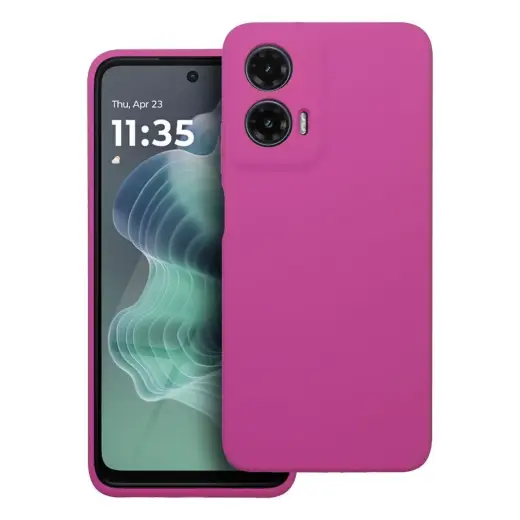 Case SILICONE 2mm for MOTOROLA G35 5G pink