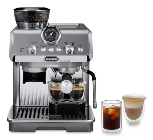 De’Longhi Portafilter machine La Specialista Arte Evo Cold Brew / EC9255.M Grey, stainless steel