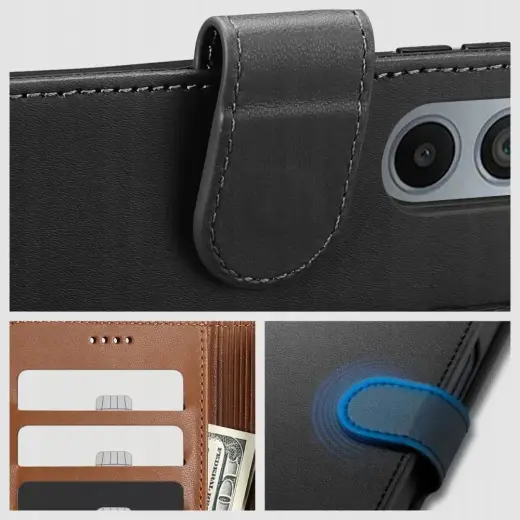 Tech-Protect Wallet case for Samsung Galaxy S24 Ultra - black Фото num