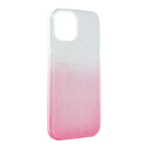SHINING maciņš telefonam iPhone 13 caurspīdīgs rozā