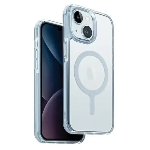 Uniq Combat Magclick phone case with MagSafe support for iPhone 15 | iPhone 14 | iPhone 13 blue