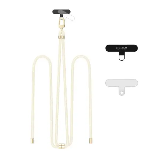 TECH-PROTECT C7S ROPE CROSSBODY STRAP BEIGE|GOLD