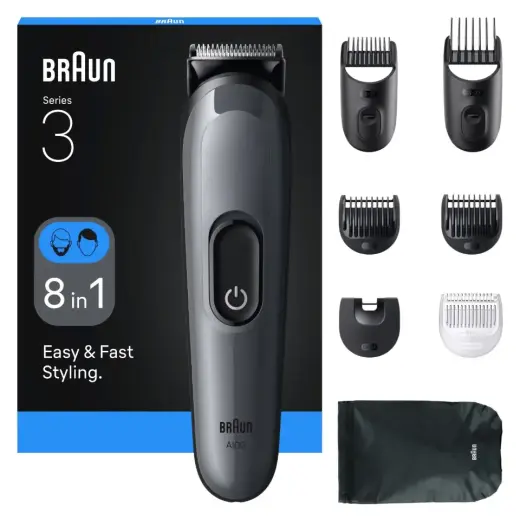 Braun Series 3 AIO3540 All-in-One 8 in 1 Grooming Kit