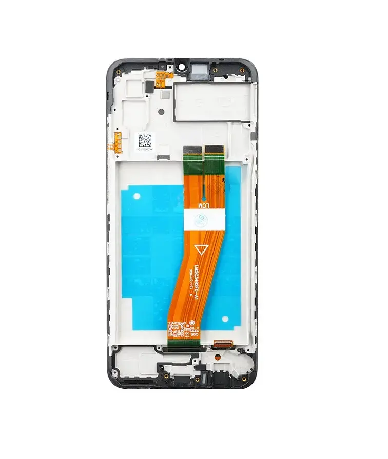 LCD display + Touch Unit + Front Cover for Samsung A035F Galaxy A03 Black