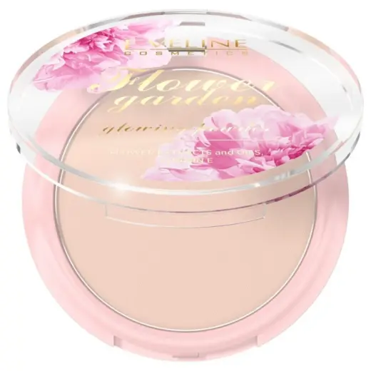 Eveline Cosmetics, Flower Garden, Illuminating, Compact Powder, 8 g