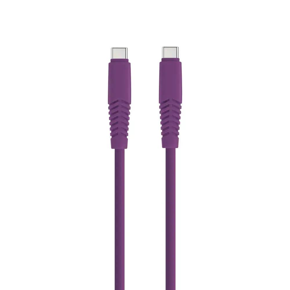 Setty KSC-C-1.5219 data transfer and charging cable | USB-C to USB-C | 10.5W | 1.5m | purple