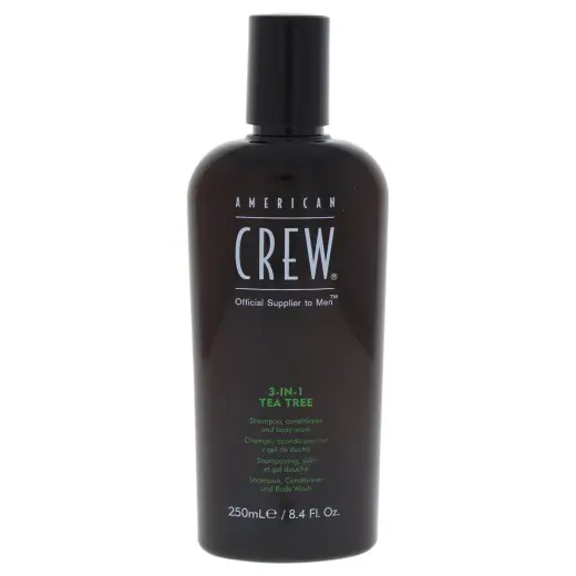 American Crew by American Crew 3 in 1 TEA TREE (SHAMPOO, CONDITIONER, BODY WASH) 8.4 OZ for MEN