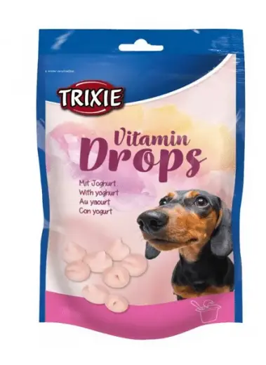 Gardums suņiem - Trixie Vitamin Drops with Yoghurt, 200g