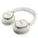 Guess Rectangle Metal Script Logo ENC Wireless Headphone White