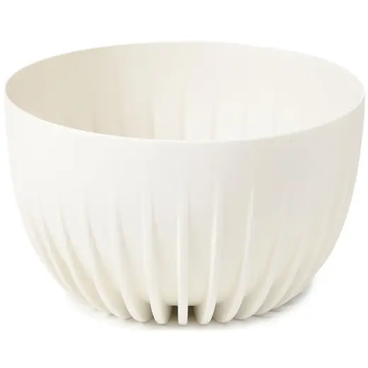 Puķu pods Mira zems 300mm 6.3L, balts