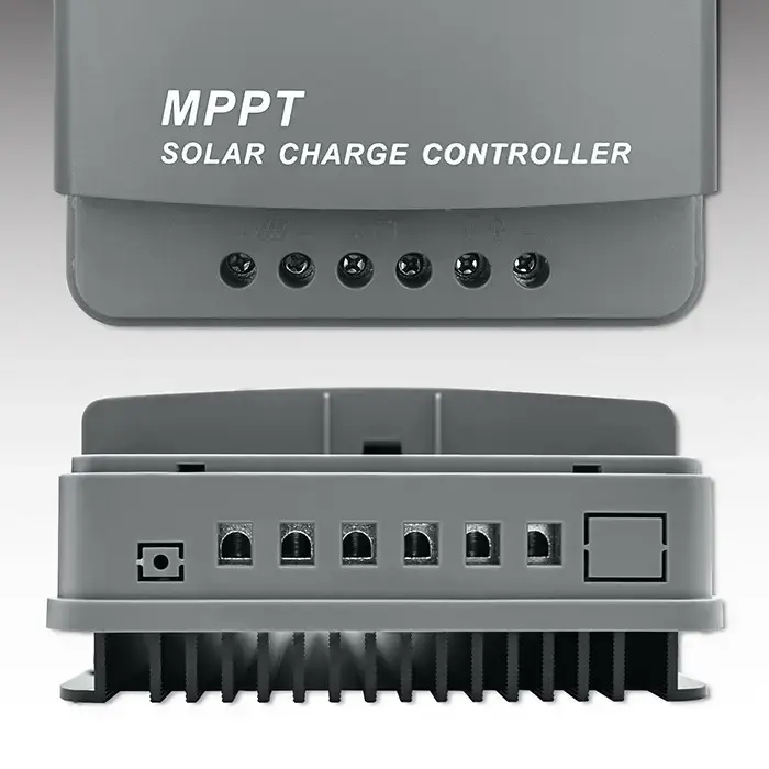 Qoltec Solar Charge Controller MPPT with Temperature Sensor 20A | 12V / 24V | LCD | 2 x USB | GEL | LiFePO4