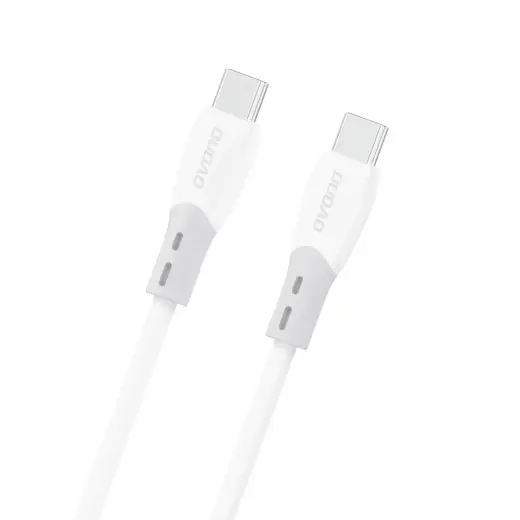 Dudao L25SC data transfer and charging cable | USB-C to USB-C | 60W | 2m | white