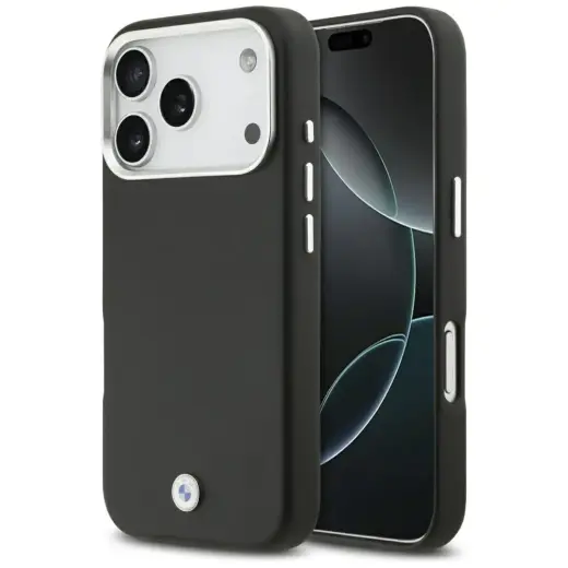 BMW Sign Full Wrapped Metal MagSafe Case for iPhone 17 Pro Black