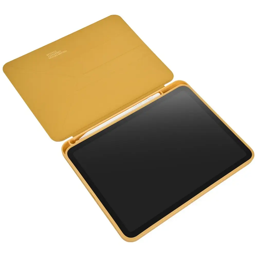 Tucano Bamboo Case for iPad 11“ A16 (2025) / iPad 10.9” 10th Gen. (2022) yellow
