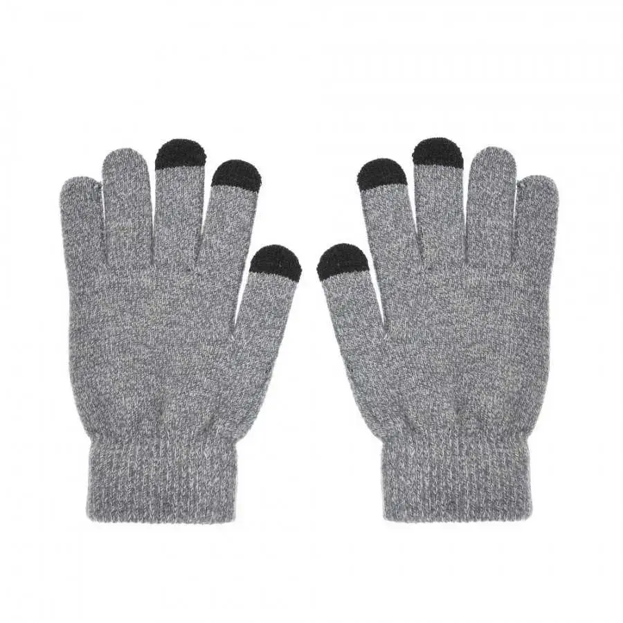CLASSIC MEN'S WINTER TOUCH SCREEN GLOVES GREY