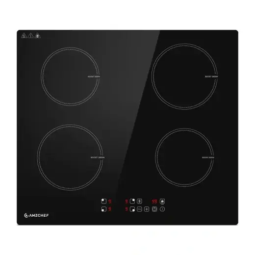 AMZCHEF CE-T-74IB4xyzf-CS 4-Zone Induction Cooktop