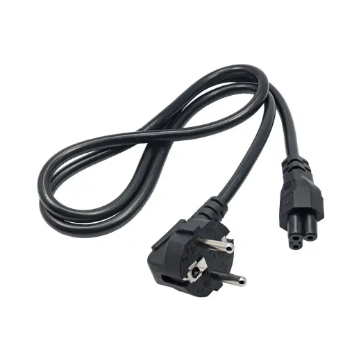 Power Cable for Notebook Akyga AK-NB-08A Clover CCA CEE 7|7 | IEC C5 1 m