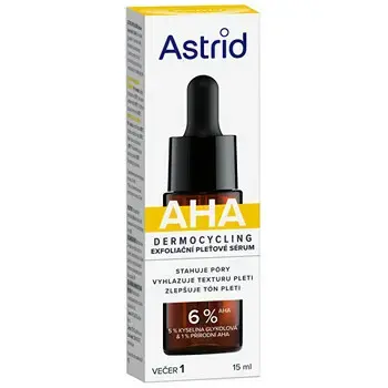 Astrid AHA Dermocycling - Exfoliační pleťové sérum 15ml