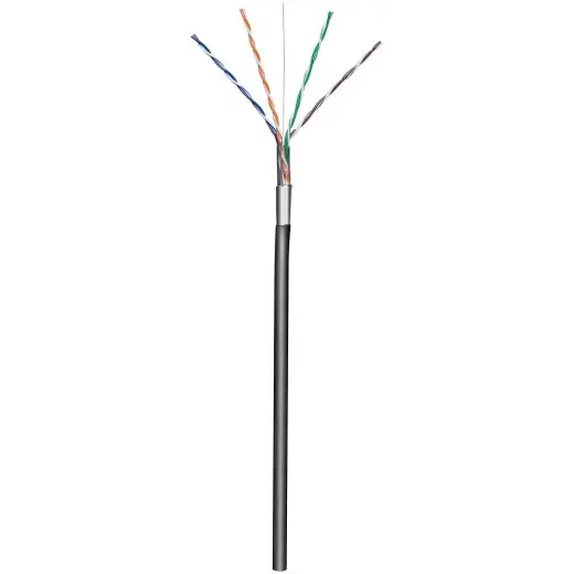Network bulk cable outdoor F|UTP Cat5e 4x2 305m black