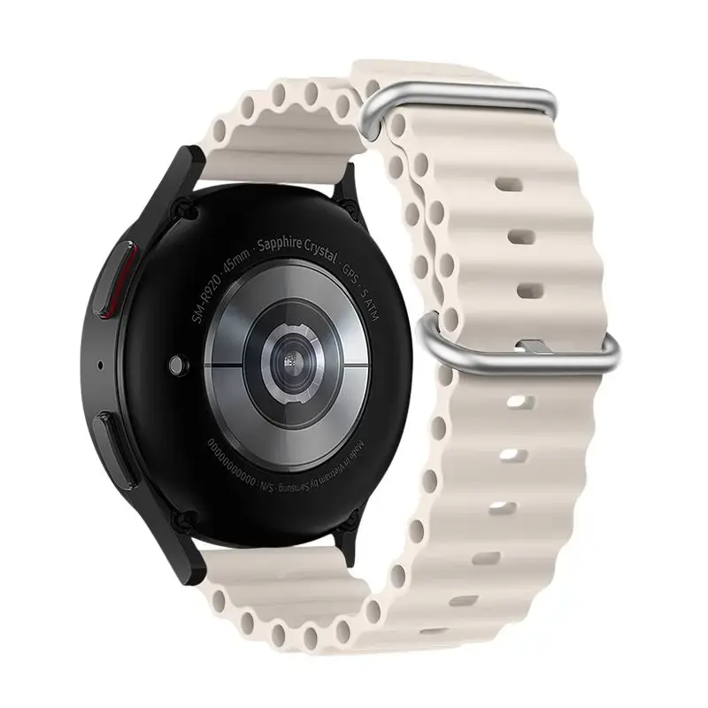 Forcell F-Design FS01 viedpulksteņa siksniņa priekš Samsung Galaxy Watch (20 mm) | silikons | pelēka