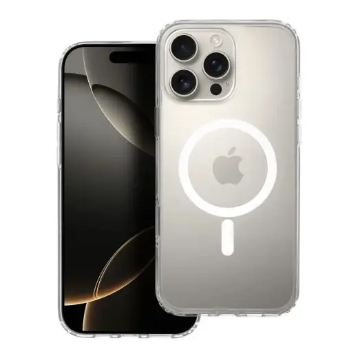 Case for iPhone 16 PRO MAX Clear Elite Mag Cover compatible with MagSafe non-yellowing (camera control button) transparent