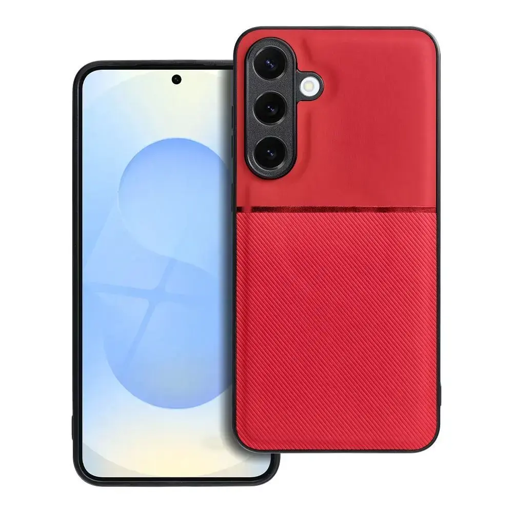 NOBLE maciņš telefonam Samsung Galaxy S25+ sarkans