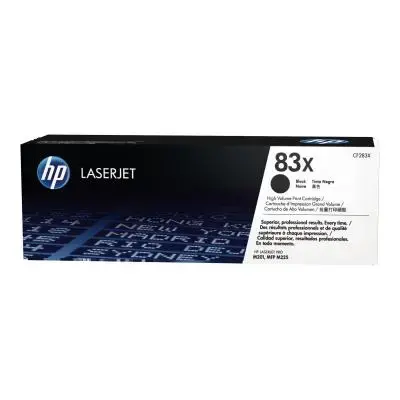 HP Cartridge No 83X HP83X HP 83X Black Schwarz (CF283X)